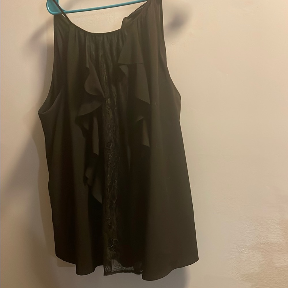 Lane Bryant Black Sleeveless Top